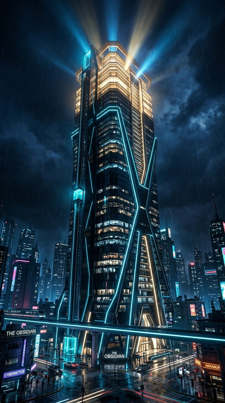 The Obsidian Tower Monolith